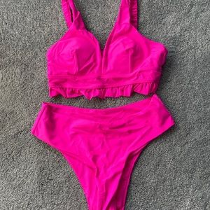 NEW Shein pink bikini size medium